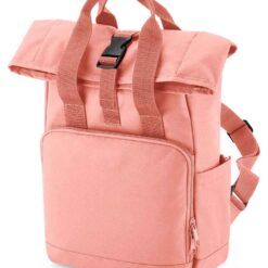BagBase Recycled Mini Twin Handle Roll-Top Backpack