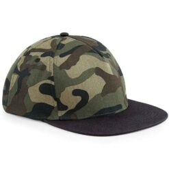 Beechfield Camo Snapback Cap
