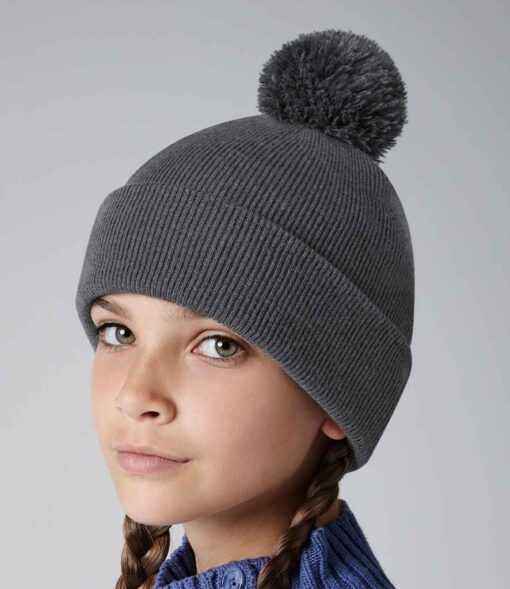 Beechfield Kids Original Pom Pom Beanie