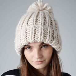 Beechfield Oversized Hand Knit Beanie