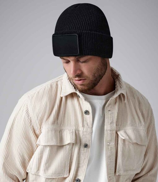 Beechfield Removable Patch Thinsulate™ Beanie