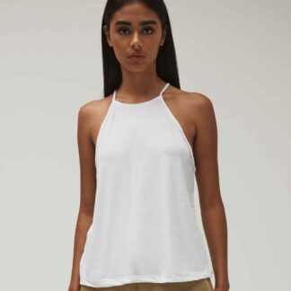 Bella Ladies Flowy High Neck Tank Top