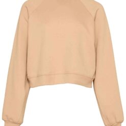 Bella Ladies Raglan Cropped Pullover Sweatshirt