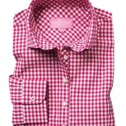 Brook Taverner Ladies Kansas Gingham Long Sleeve Shirt