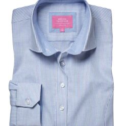 Brook Taverner Ladies Mirabel Long Sleeve Stretch Oxford Shirt