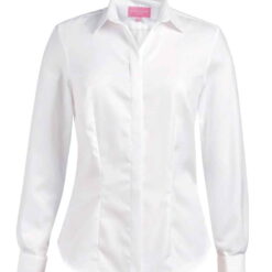 Brook Taverner Ladies Villeta Long Sleeve Herringbone Shirt