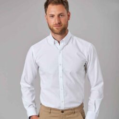 Brook Taverner Lawrence Long Shirt Stretch Oxford Shirt