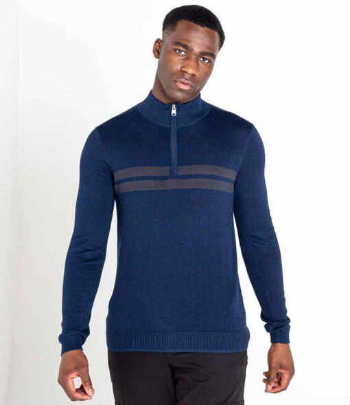 Dare 2b Unite US 1/4 Zip Knitted Sweater