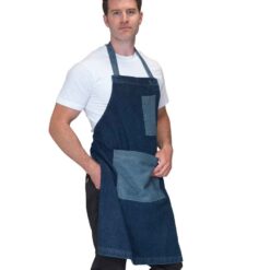 Dennys Heavyweight Denim Pocket Bib Apron