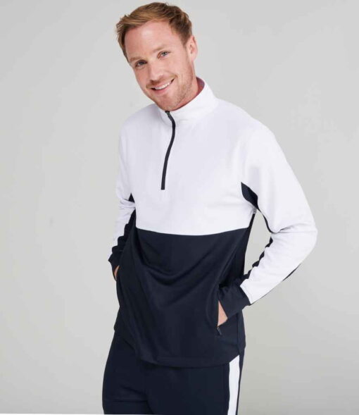 Finden and Hales 1/4 Zip Tracksuit Top