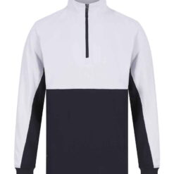 Finden + Hales 1/4 Zip Tracksuit Top - Navy/White, 3XL