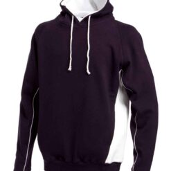 Finden + Hales Contrast Hooded Sweatshirt - Navy/White, 3XL