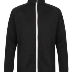 Finden + Hales Kids Knitted Tracksuit Top - Black/White, 13
