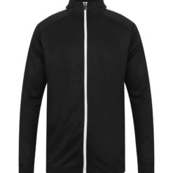 Finden + Hales Knitted Tracksuit Top - Black/White, 5XL
