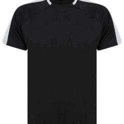 Finden + Hales Unisex Team T-Shirt - Black/White, 3XL