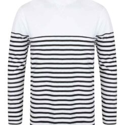 Front Row Unisex Long Sleeve Breton Striped T-Shirt