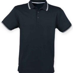 Henbury Coolplus® Tipped Polo Shirt