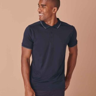 Henbury HiCool® Tipped Polo Shirt