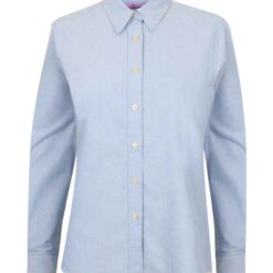 Henbury Ladies Long Sleeve Classic Oxford Shirt