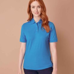 Henbury Ladies Poly/Cotton Piqué Polo Shirt