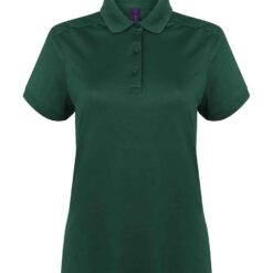 Henbury Ladies Slim Fit Stretch Microfine Piqué Polo Shirt