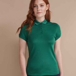 Henbury Ladies Slim Fit Stretch Microfine Piqué Polo Shirt