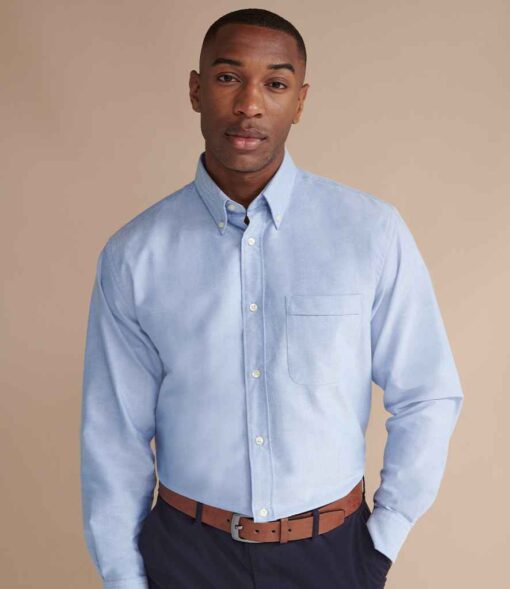 Henbury Long Sleeve Classic Oxford Shirt