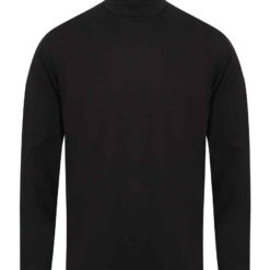 Henbury Long Sleeve Roll Neck Top