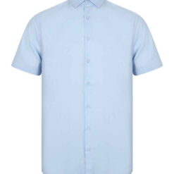 Henbury Short Sleeve Stretch Poplin Shirt