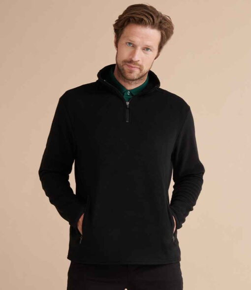 Henbury Zip Neck Micro Fleece