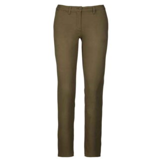 Kariban Ladies Chino Trousers - Light Khaki, 18=44