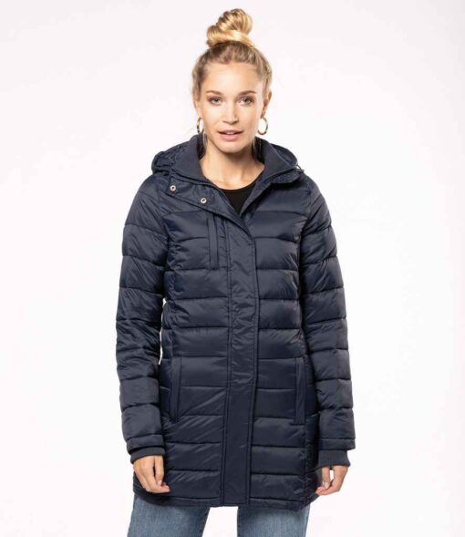 Kariban Ladies Lightweight Long Padded Parka Jacket