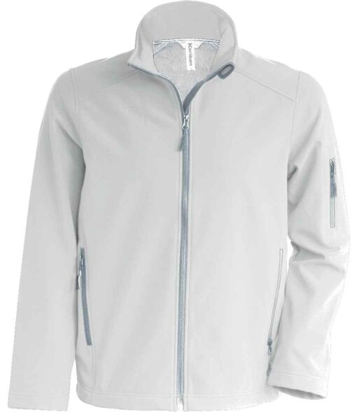 Kariban Soft Shell Jacket - White, 3XL