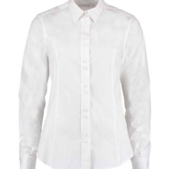 Kustom Kit Ladies Long Sleeve Tailored City Business Shirt