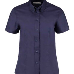 Kustom Kit Ladies Premium Short Sleeve Tailored Oxford Shirt
