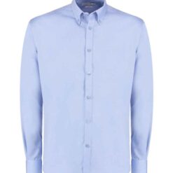 Kustom Kit Long Sleeve Slim Fit Oxford Twill Non-Iron Shirt