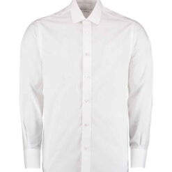 Kustom Kit Long Sleeve Tailored Business Shirt