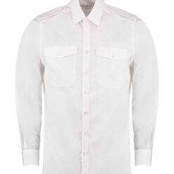 Kustom Kit Long Sleeve Tailored Pilot Shirt