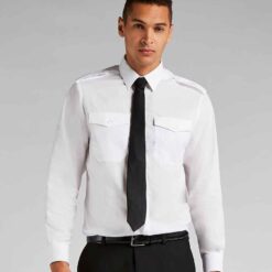 Kustom Kit Long Sleeve Tailored Pilot Shirt