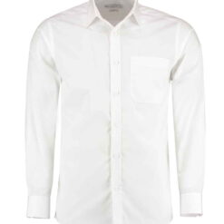 Kustom Kit Long Sleeve Tailored Poplin Shirt