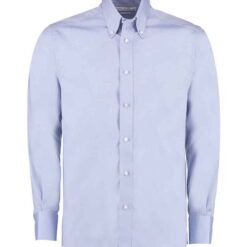 Kustom Kit Premium Long Sleeve Tailored Oxford Shirt