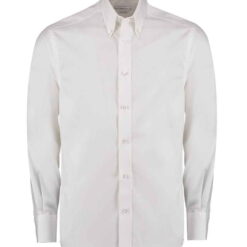 Kustom Kit Premium Long Sleeve Tailored Oxford Shirt
