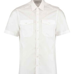 Kustom Kit Short Sleeve Tailored Pilot Shirt
