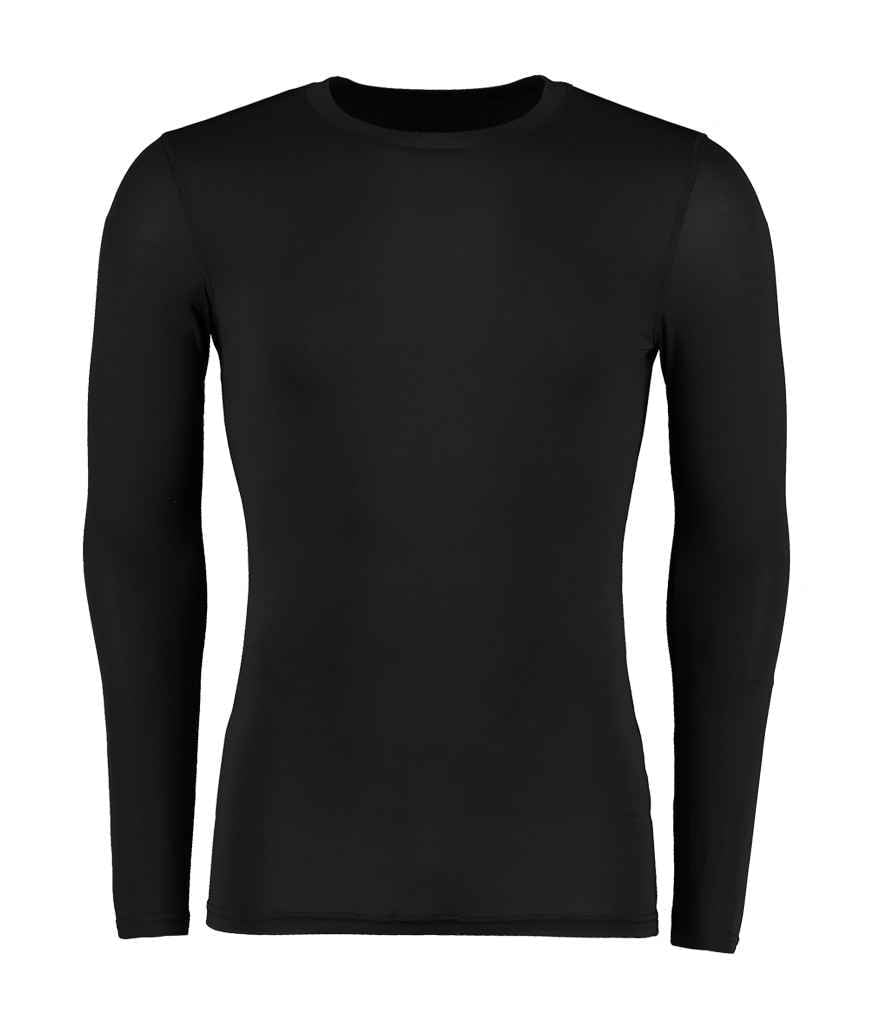 Kustom Kit Warmtex® Long Sleeve Base Layer - Black, XXL