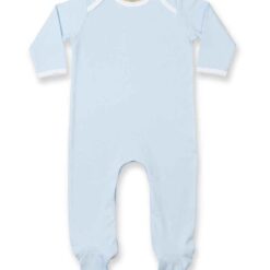 Larkwood Contrast Baby Sleepsuit