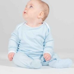 Larkwood Contrast Baby Sleepsuit
