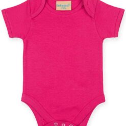 Larkwood Short Sleeve Baby Bodysuit - Fuchsia, 12-18