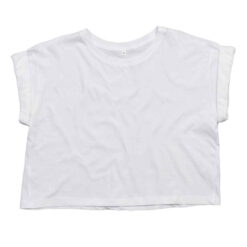 Mantis Ladies Organic Cropped T-Shirt - White, L