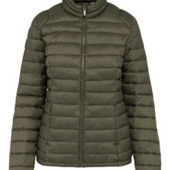 Native Spirit Ladies Lightweight Recycled Padded Jacket - Organic Khaki, XXL
