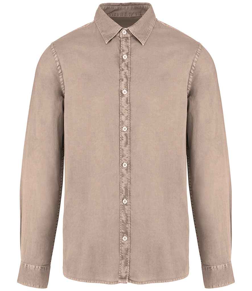 Native Spirit Washed Long Sleeve Shirt - Washed Linen, 3XL